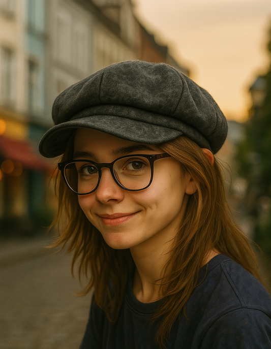 SIXPENCE/Women Newsboy Cap